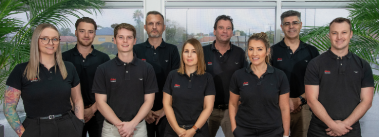 Elders insurance team members at Elders Insurance Mawson Lakes office